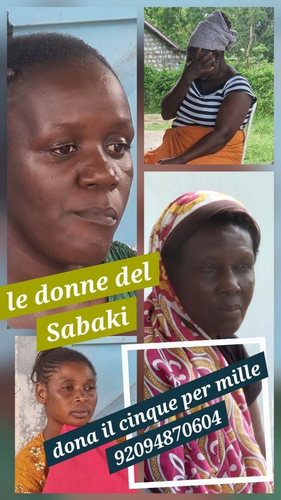 A te non costa nulla, in Africa vale tanto.